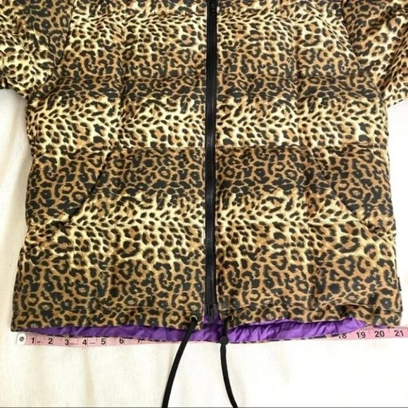 CONCEPTS Men’s GOOSE DOWN Puffer Hooded Jacket Leopard Print Size M - Picture 3 of 15